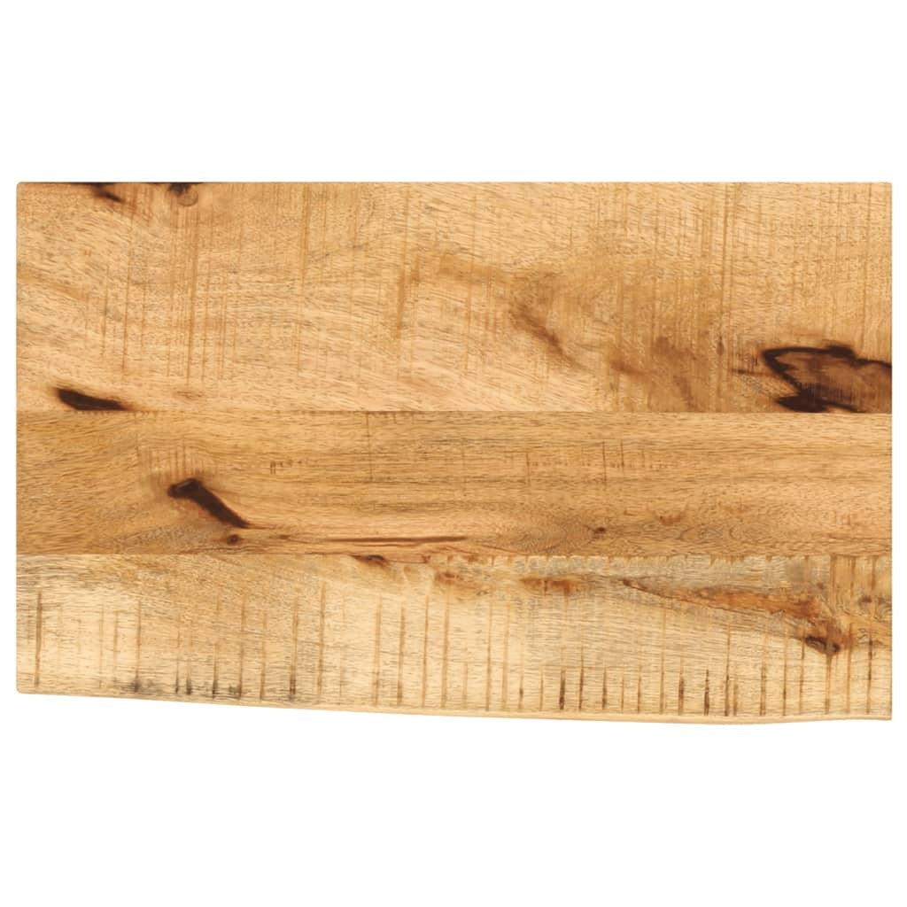 vidaXL Table Top 40x30x3.8 cm Live Edge Solid Wood Rough Mango