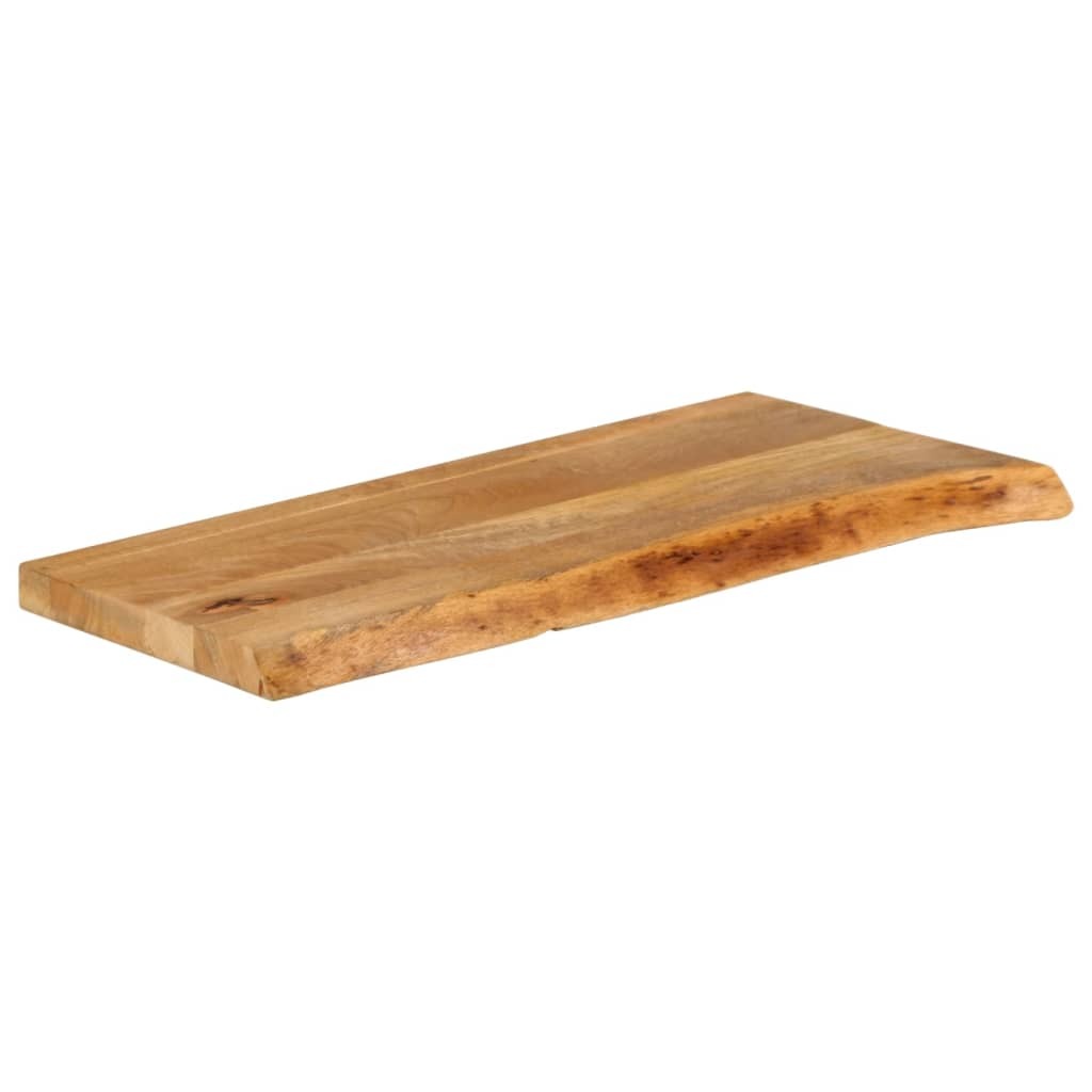 vidaXL Table Top Live Edge 90x30x3.8 cm Solid Wood Mango