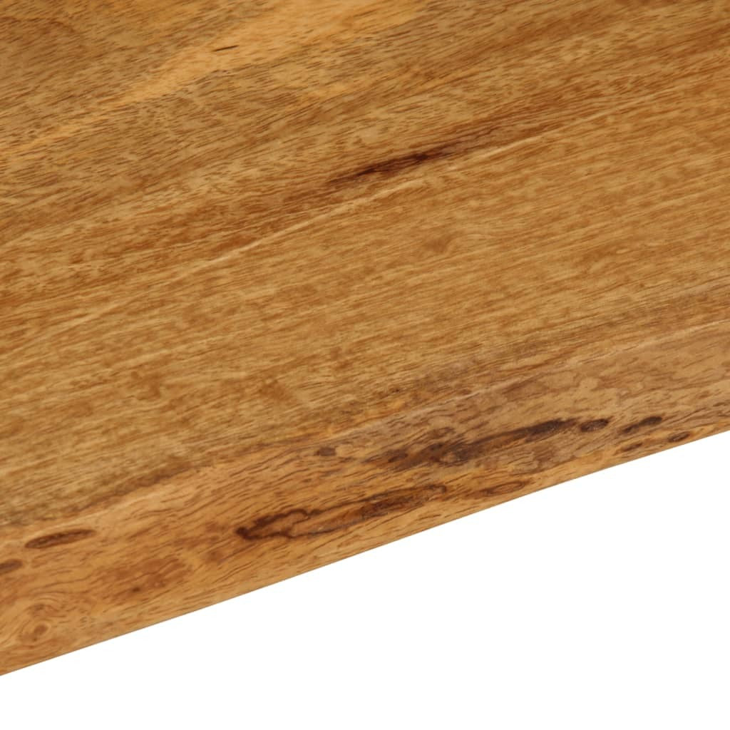 vidaXL Table Top 60x60x2.5 cm Live Edge Solid Wood Mango