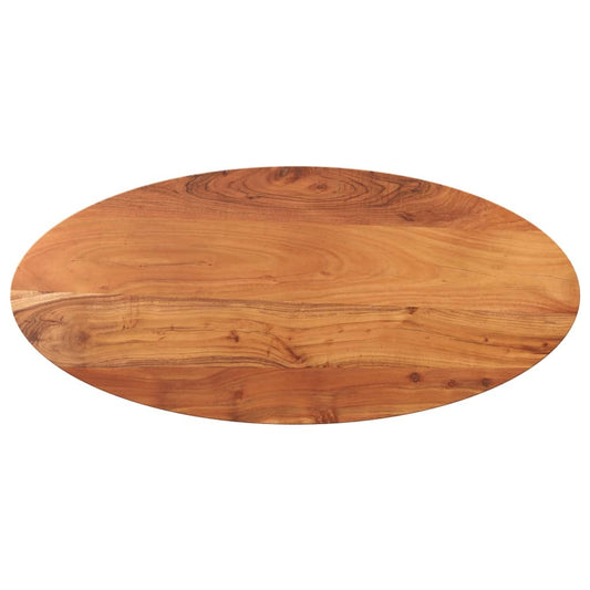 vidaXL Table Top 110x40x3.8 cm Oval Solid Wood Acacia