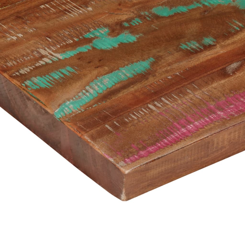 vidaXL Table Top 100x80x2.5 cm Rectangular Solid Wood Reclaimed