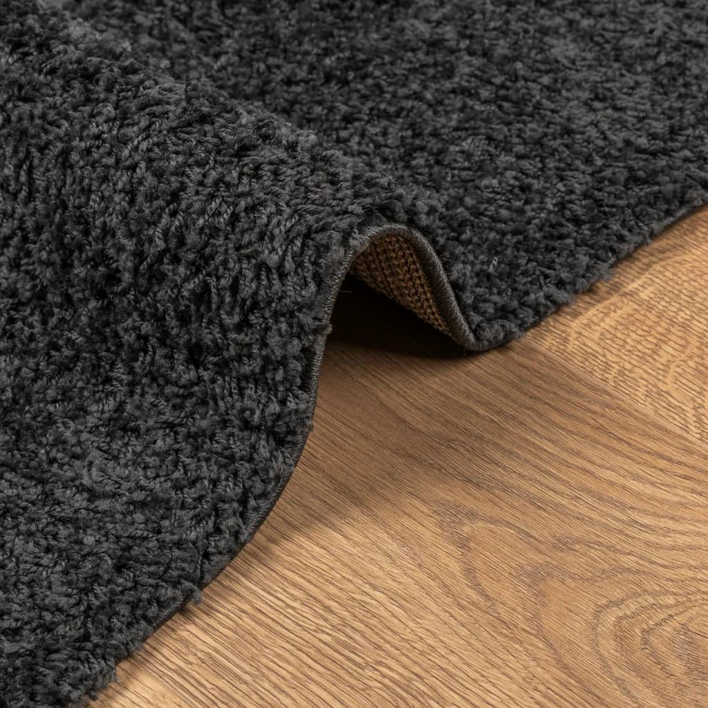 vidaXL Shaggy Rug PAMPLONA High Pile Modern Anthracite 120x170 cm