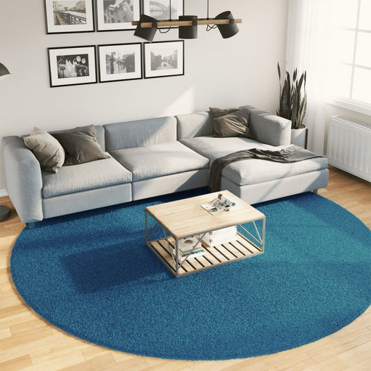 vidaXL Rug OVIEDO Short Pile Turquoise  280 cm