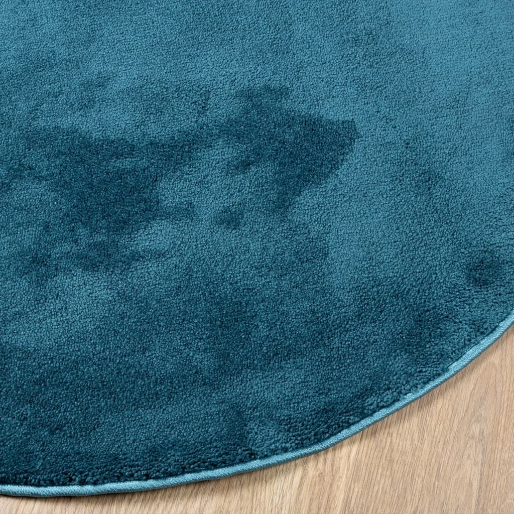 vidaXL Rug OVIEDO Short Pile Turquoise  280 cm