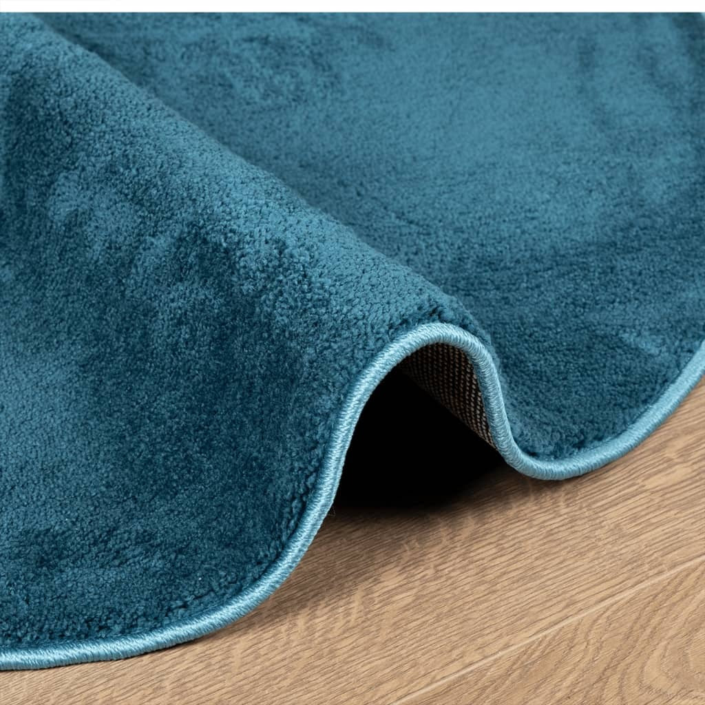 vidaXL Rug OVIEDO Short Pile Turquoise  280 cm