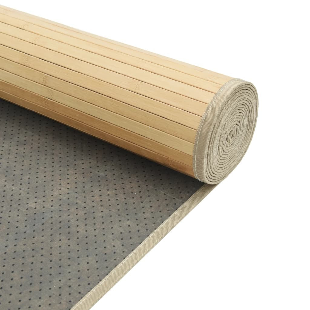 vidaXL Rug Rectangular Light Natural70x200 cm Bamboo