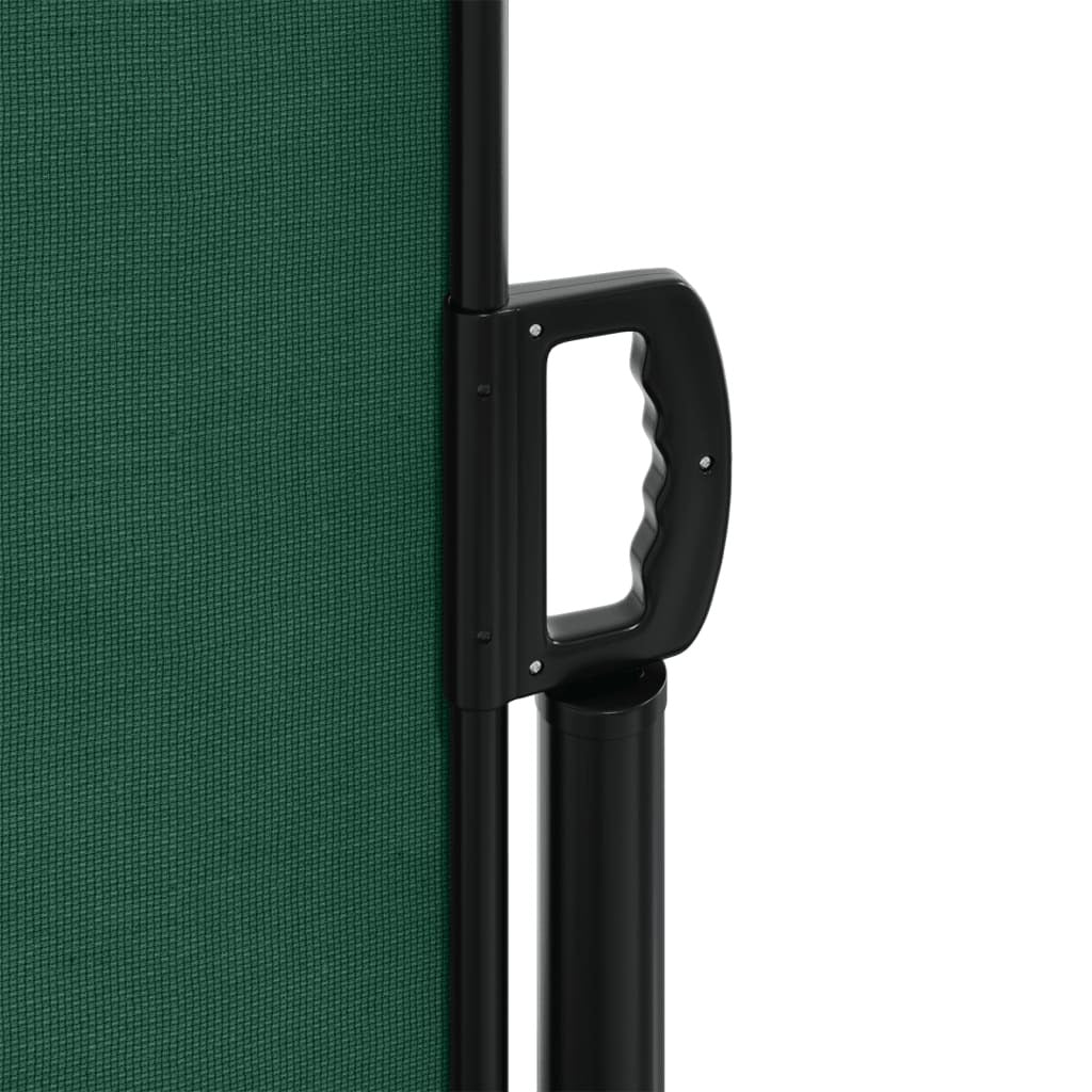 vidaXL Retractable Side Awning Dark Green 140x300 cm