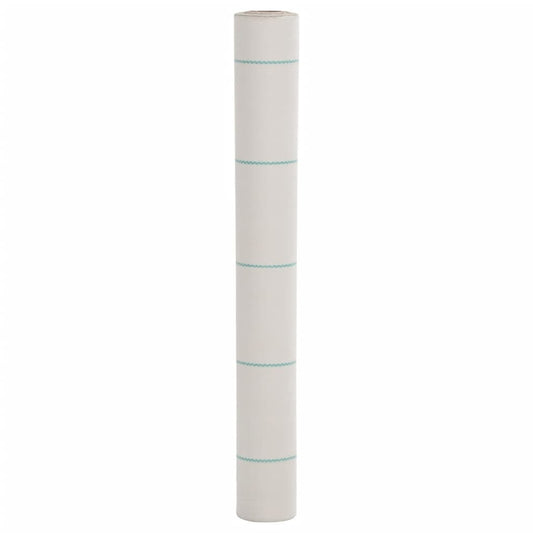 vidaXL Weed Membrane White 1x200 m PP