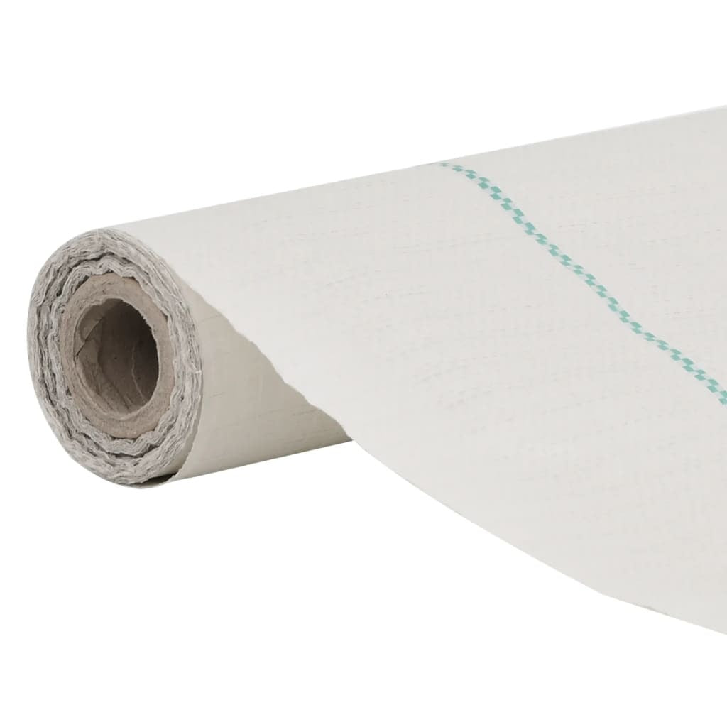 vidaXL Weed Membrane White 1x200 m PP