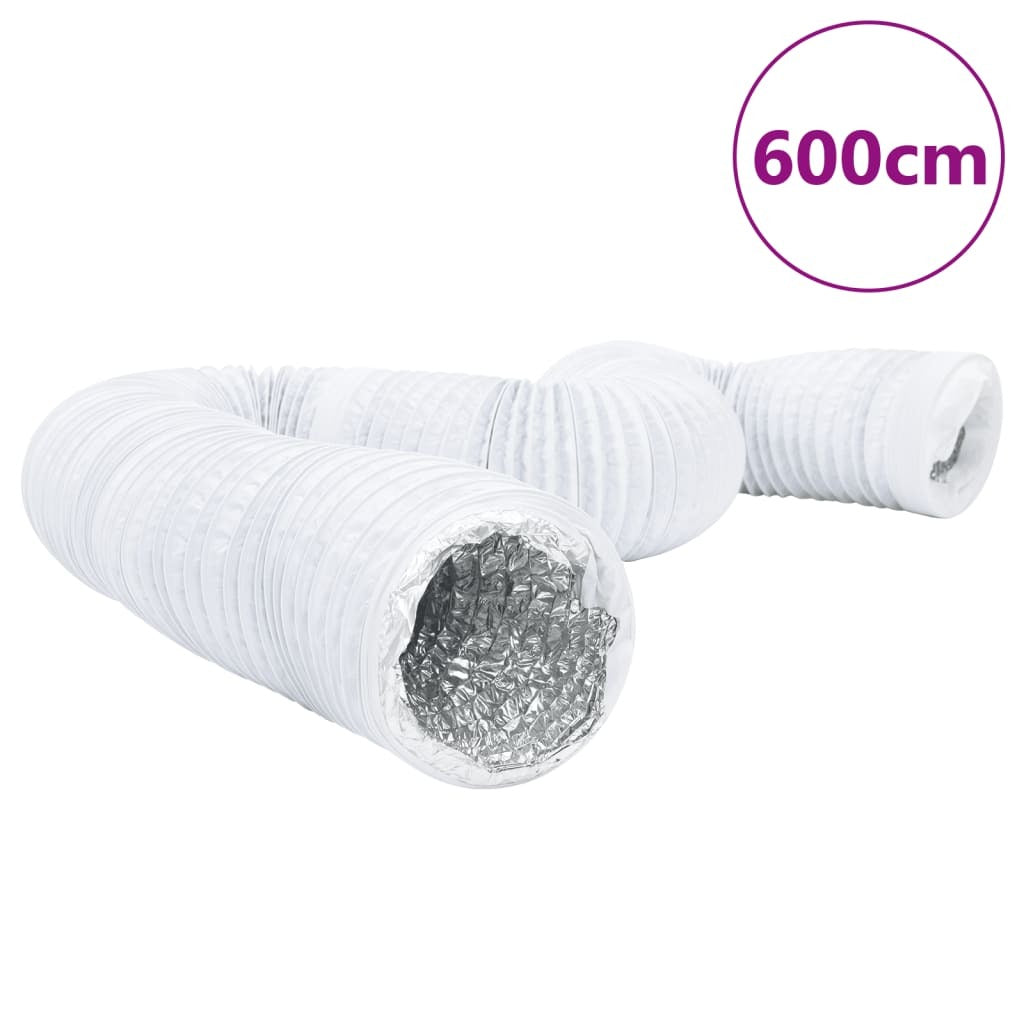 vidaXL Ventilation Duct Aluminium and PVC 6 m 15 cm