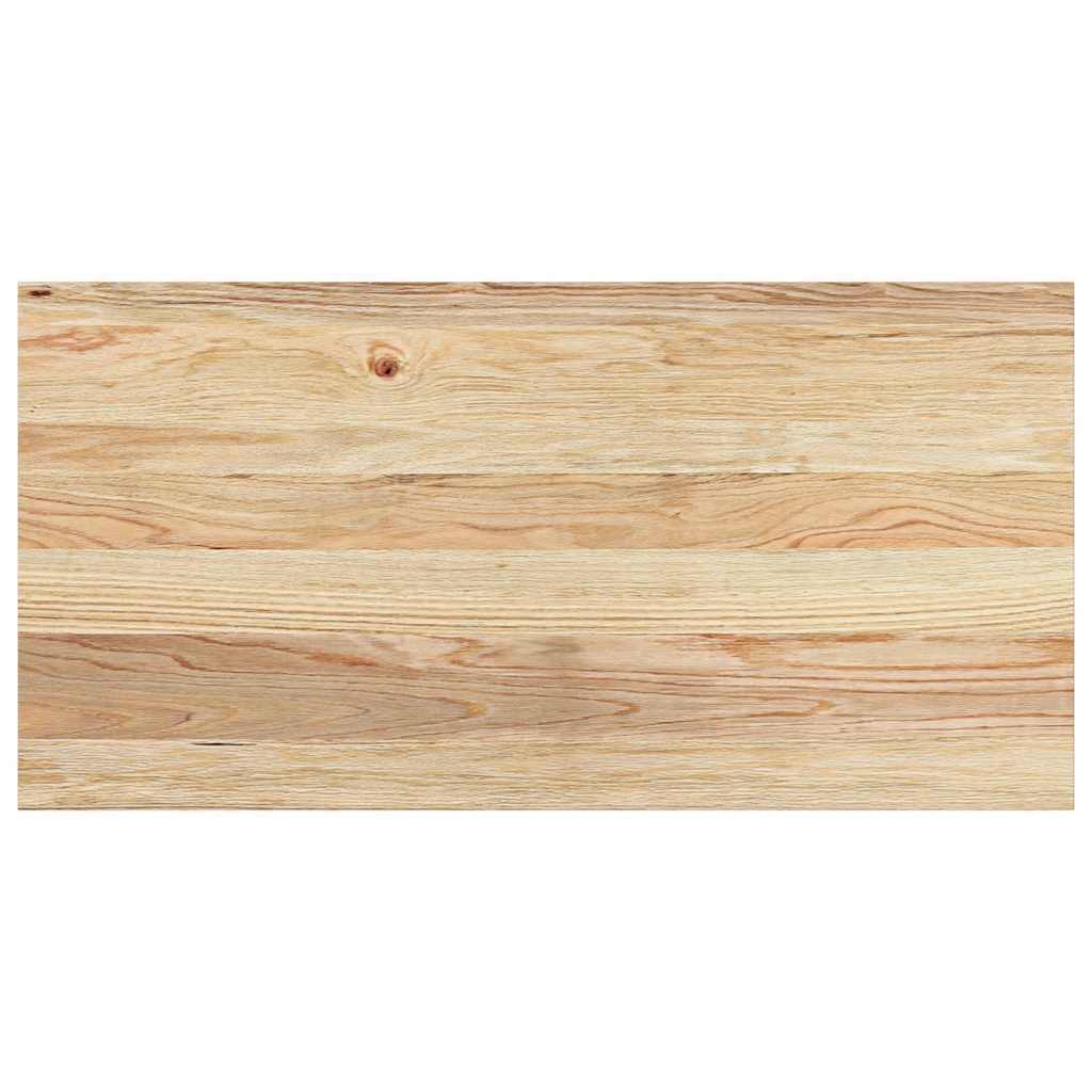 Window Sills 2 pcs Untreated 80x40x2 cm Solid Wood Oak