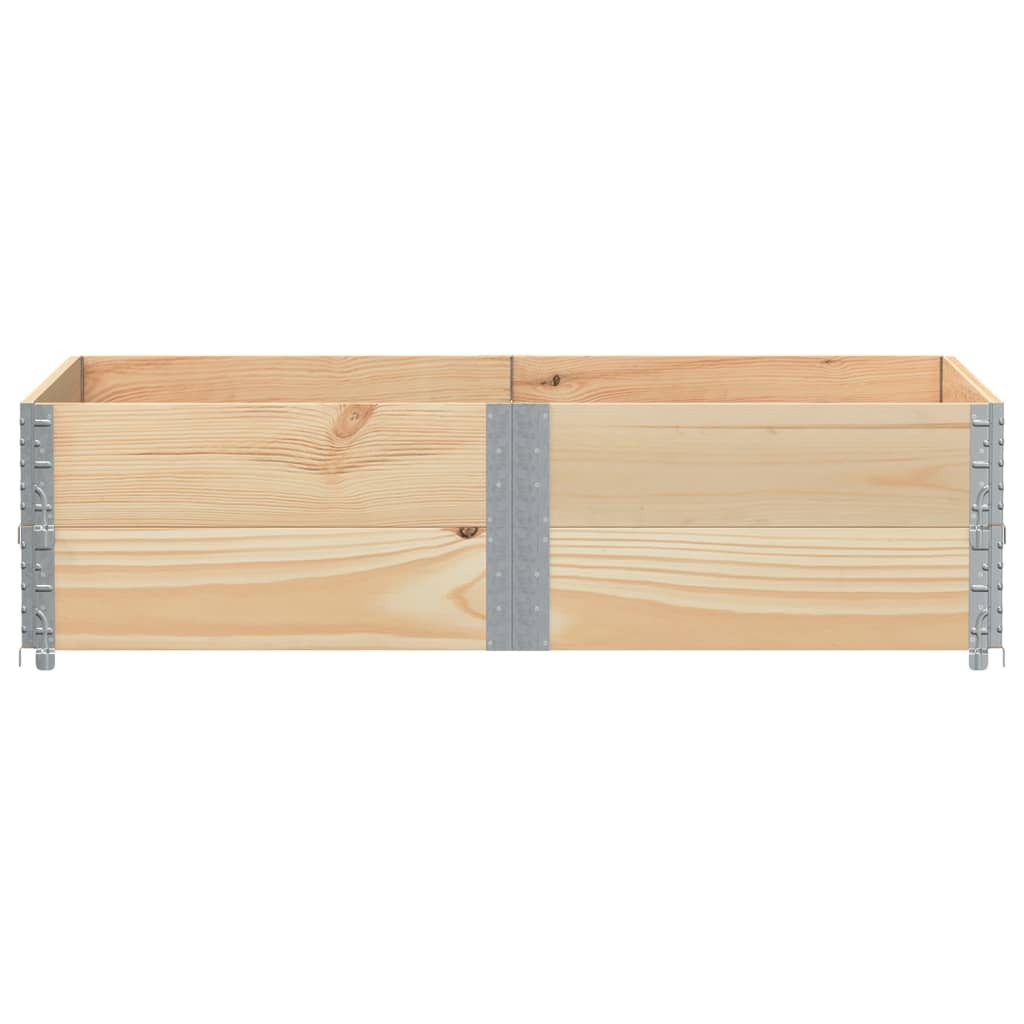 vidaXL Pallet Collars 2 pcs 150x100 cm Solid Wood Pine