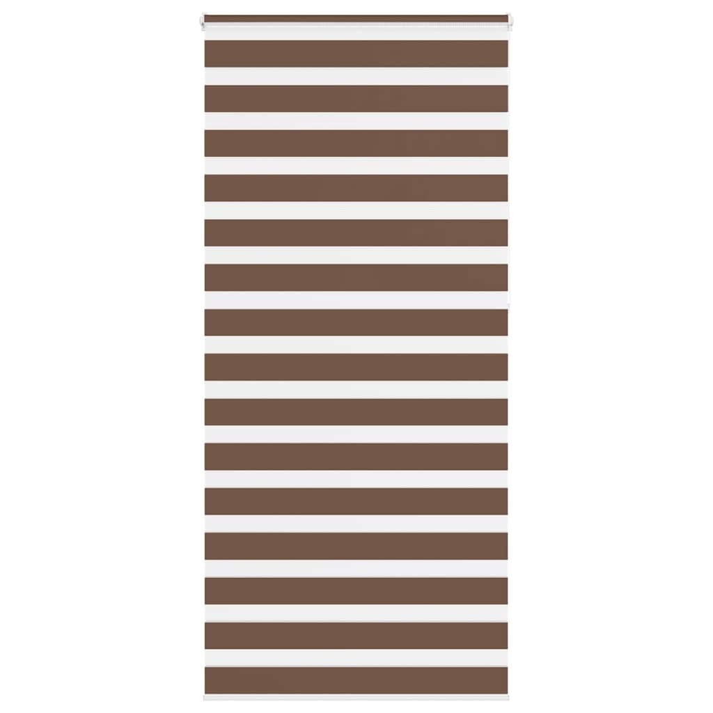 Zebra Blind Brown 110x230 cm Fabric Width 105.9 cm Polyester