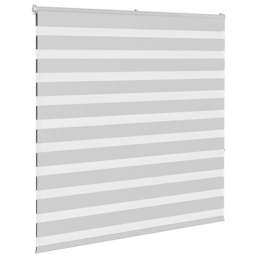 Zebra Blind Light Grey 150x150 cm Fabric Width 145.9 cm Polyester