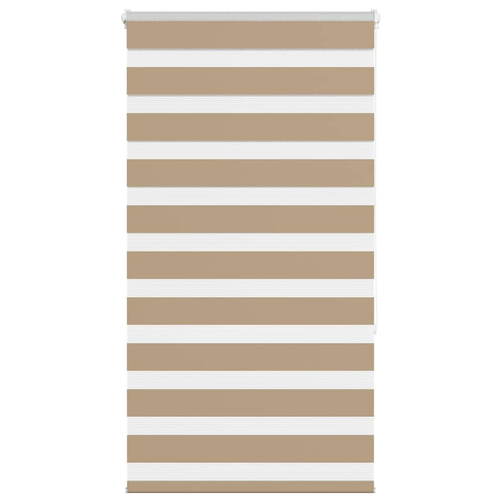 Zebra Blind Sand Brown 75x150 cm Fabric Width 70.9 cm Polyester