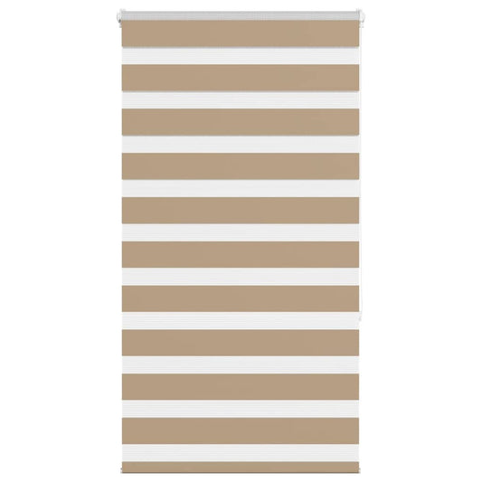 Zebra Blind Sand Brown 75x150 cm Fabric Width 70.9 cm Polyester