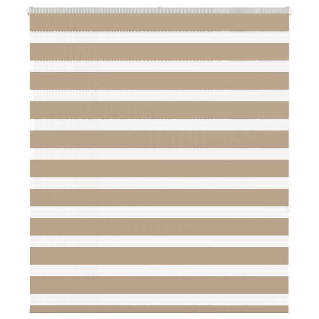 Zebra Blind Sand Brown 120x150 cm Fabric Width 115.9 cm Polyester