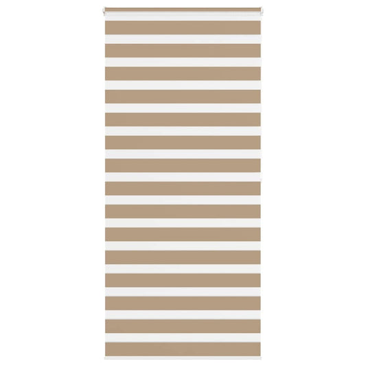 Zebra Blind Sand Brown 100x200 cm Fabric Width 95.9 cm Polyester