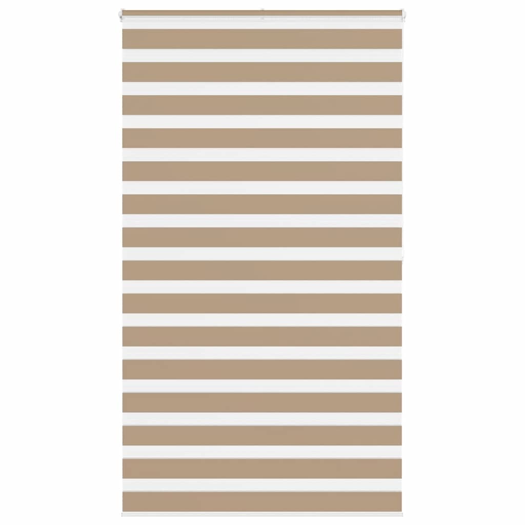 Zebra Blind Sand Brown 135x200 cm Fabric Width 130.9 cm Polyester