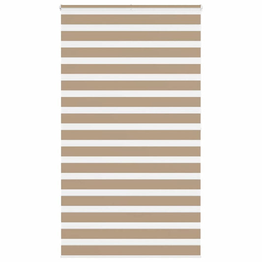 Zebra Blind Sand Brown 135x200 cm Fabric Width 130.9 cm Polyester