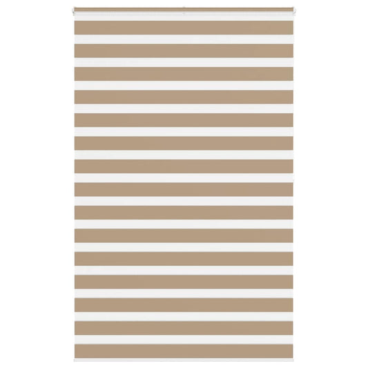 Zebra Blind Sand Brown 145x200 cm Fabric Width 140.9 cm Polyester