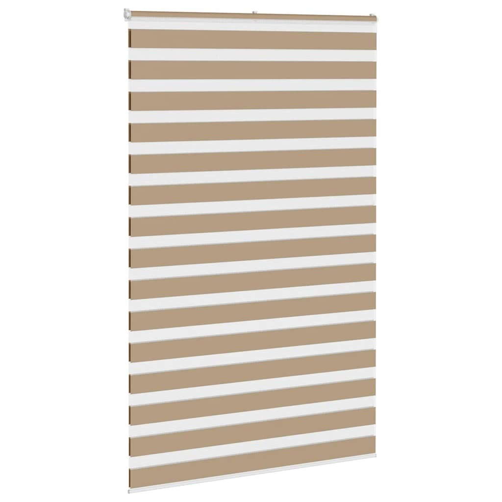 Zebra Blind Sand Brown 145x200 cm Fabric Width 140.9 cm Polyester