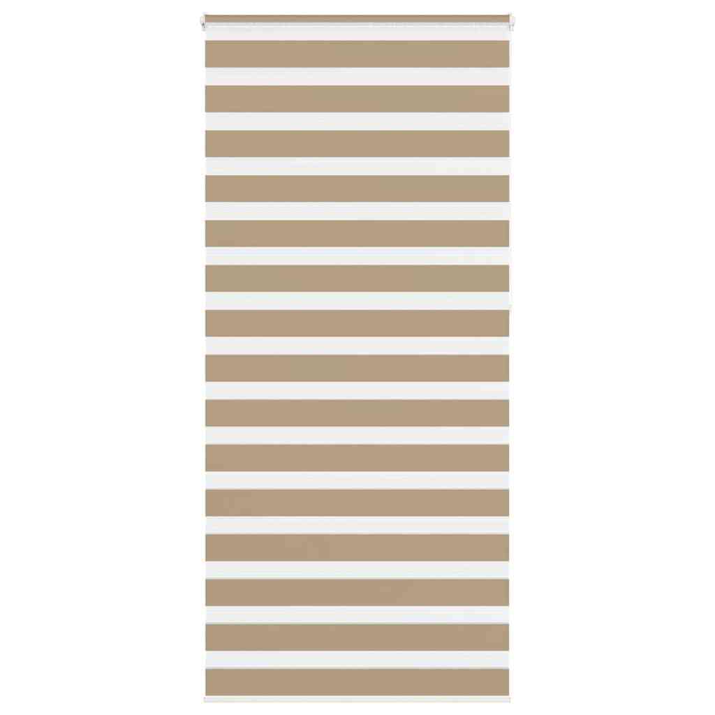 Zebra Blind Sand Brown 95x230 cm Fabric Width 90.9 cm Polyester