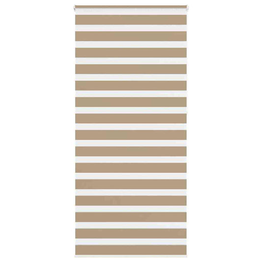 Zebra Blind Sand Brown 95x230 cm Fabric Width 90.9 cm Polyester