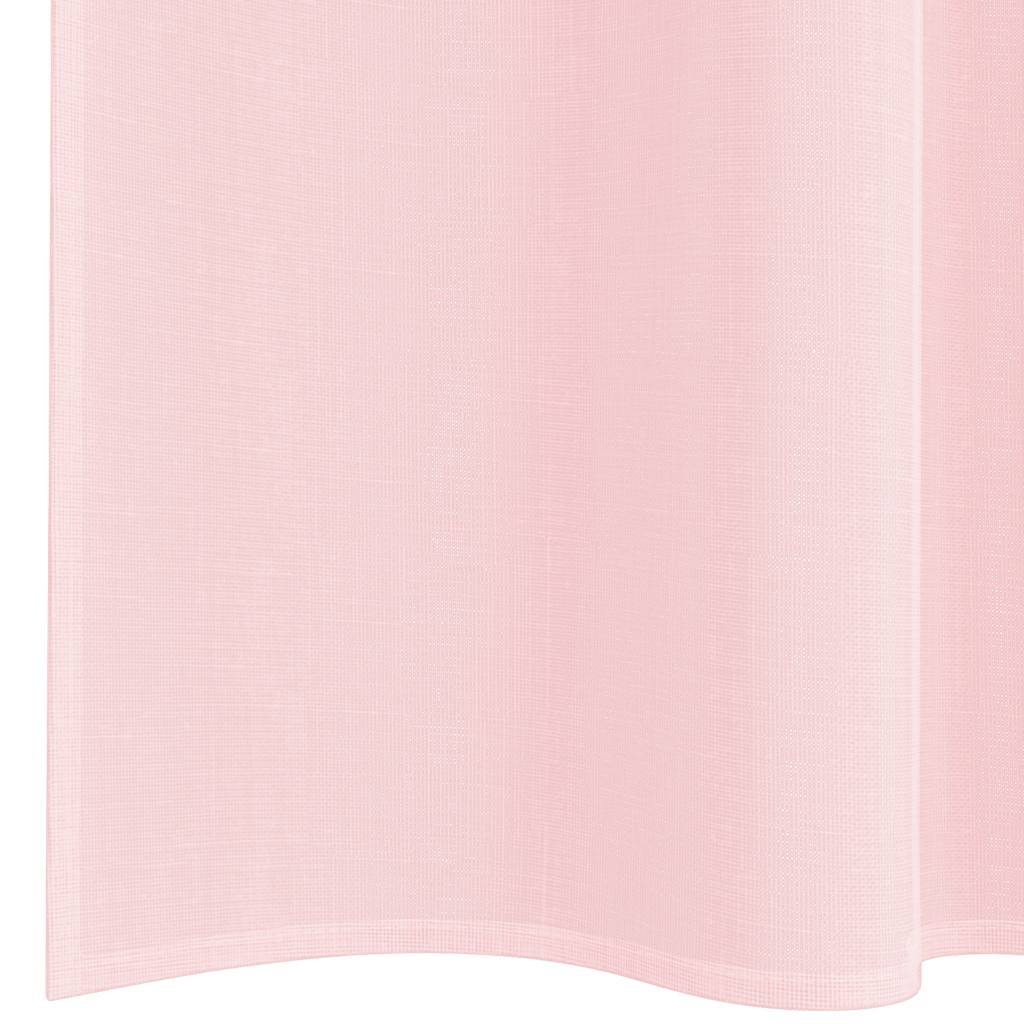 Voile Curtains with Loops 2 pcs Light Pink 140x245 cm