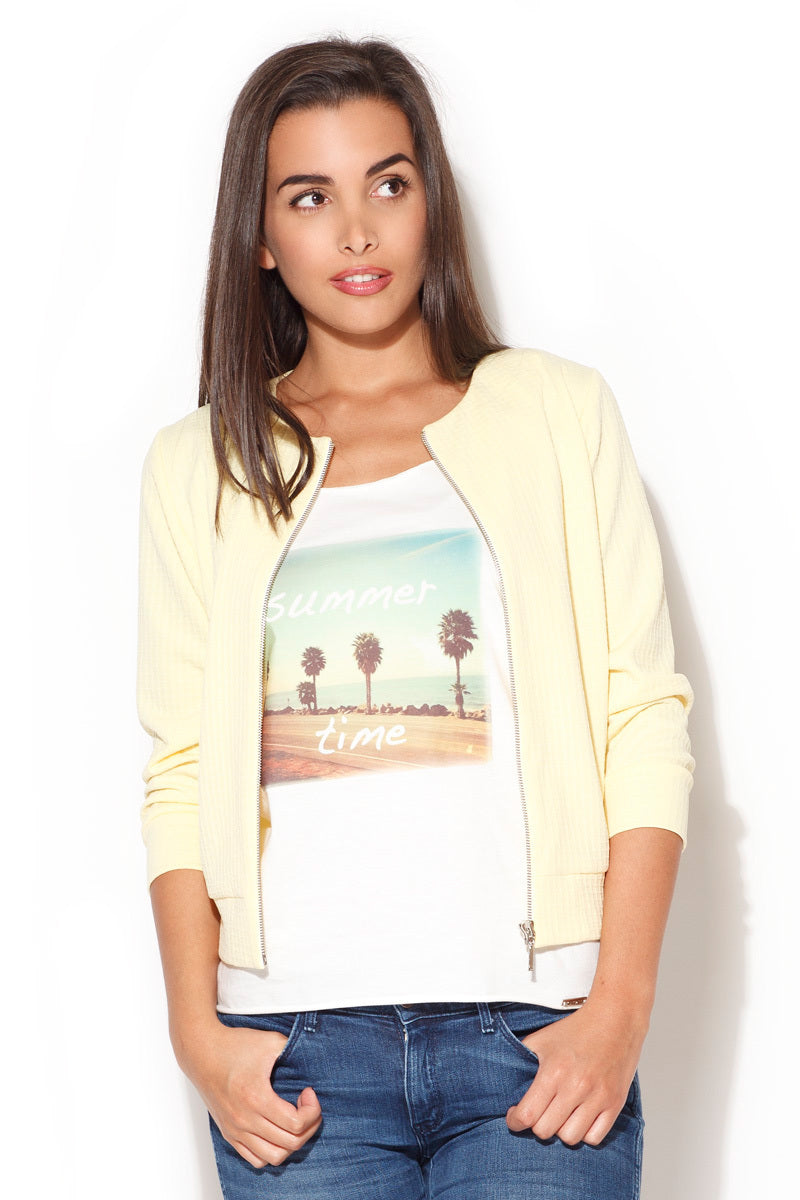 yellow - Sweatshirt model 45587 Katrus