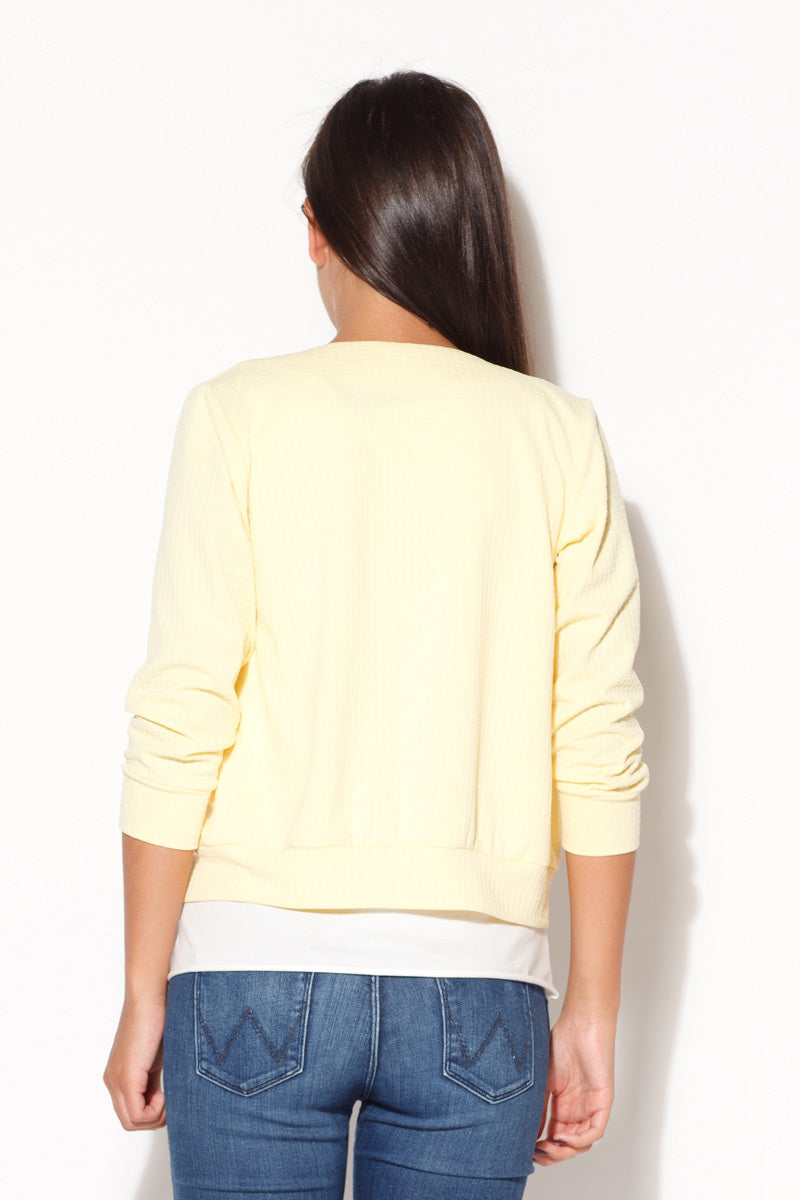 yellow - Sweatshirt model 45587 Katrus