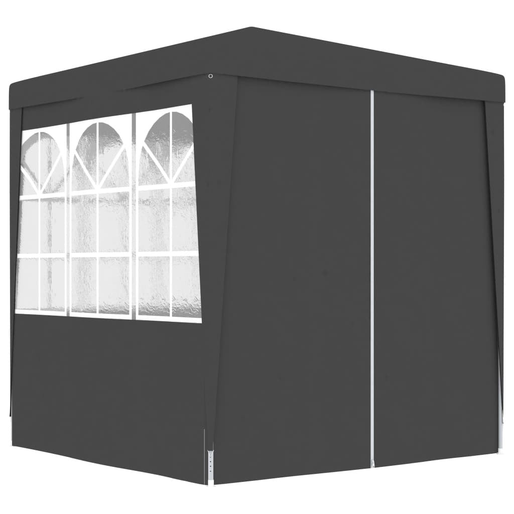 vidaXL Professional Party Tent Side Walls 2.5x2.5 m Anthracite 90 g/m