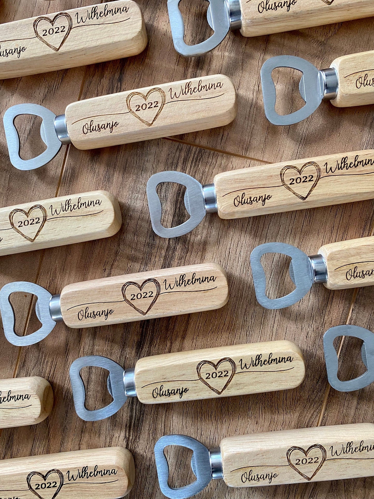 Wood Bottle Opener Wedding Favors