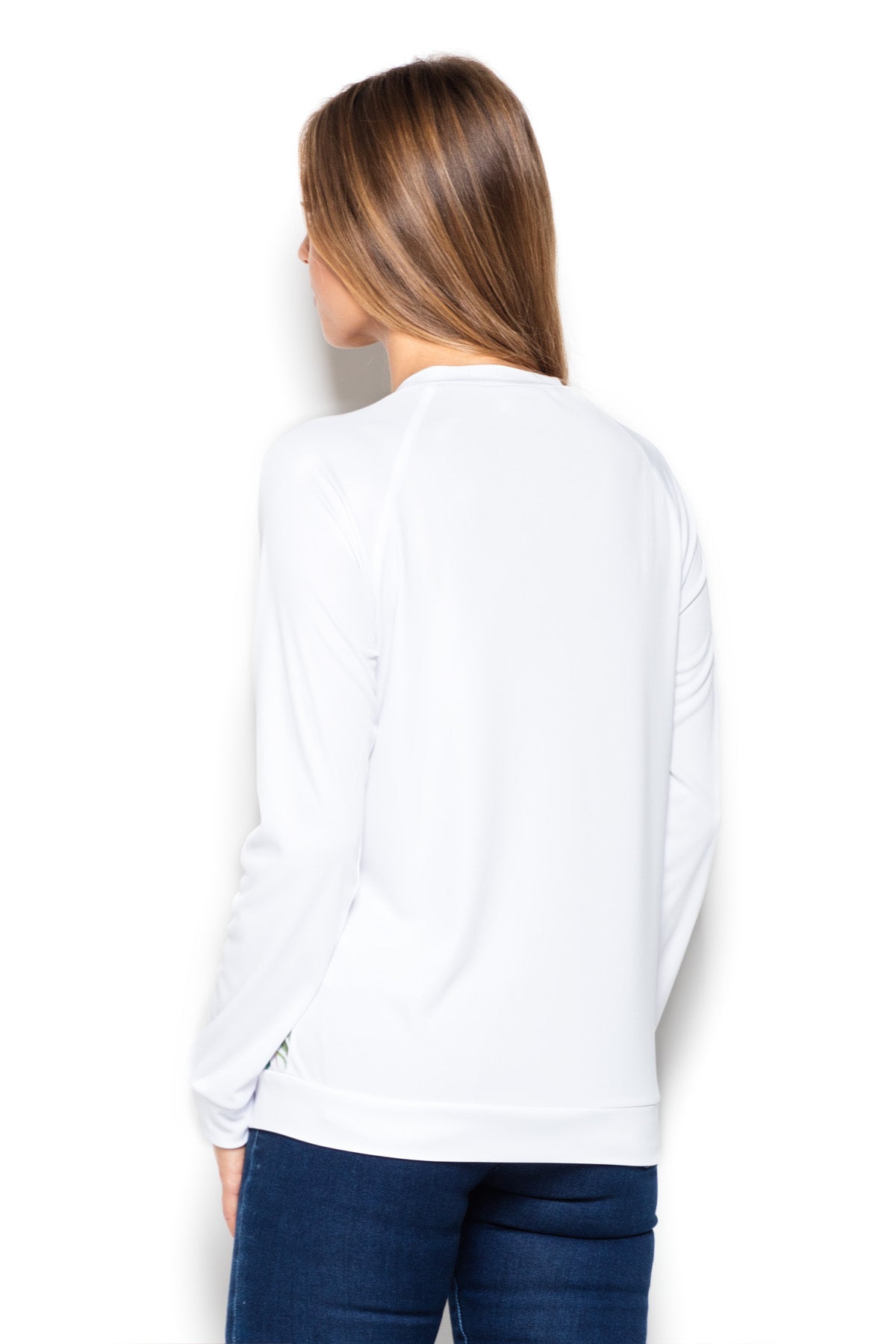 white - Blouse model 63854 Katrus