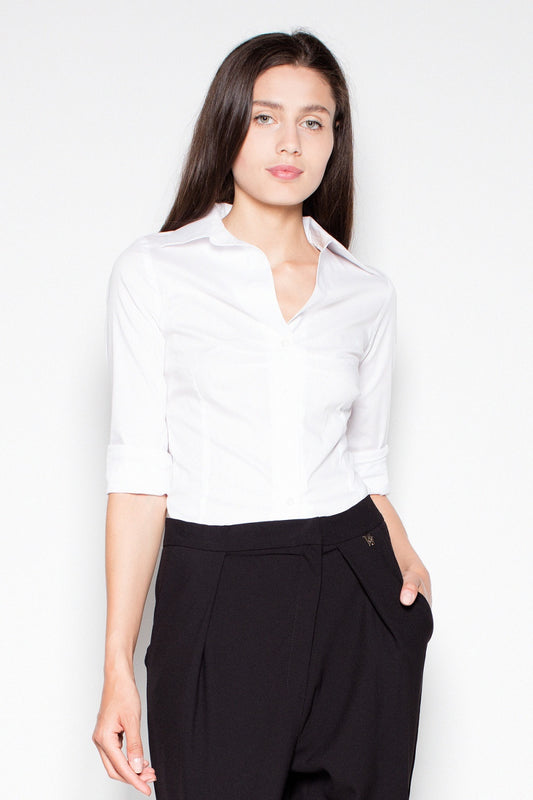 white - Long sleeve shirt model 77459 Venaton