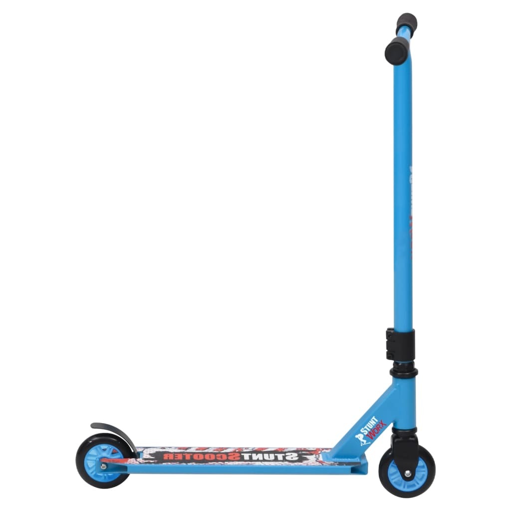 vidaXL Stunt Scooter with Aluminium Handlebar Blue