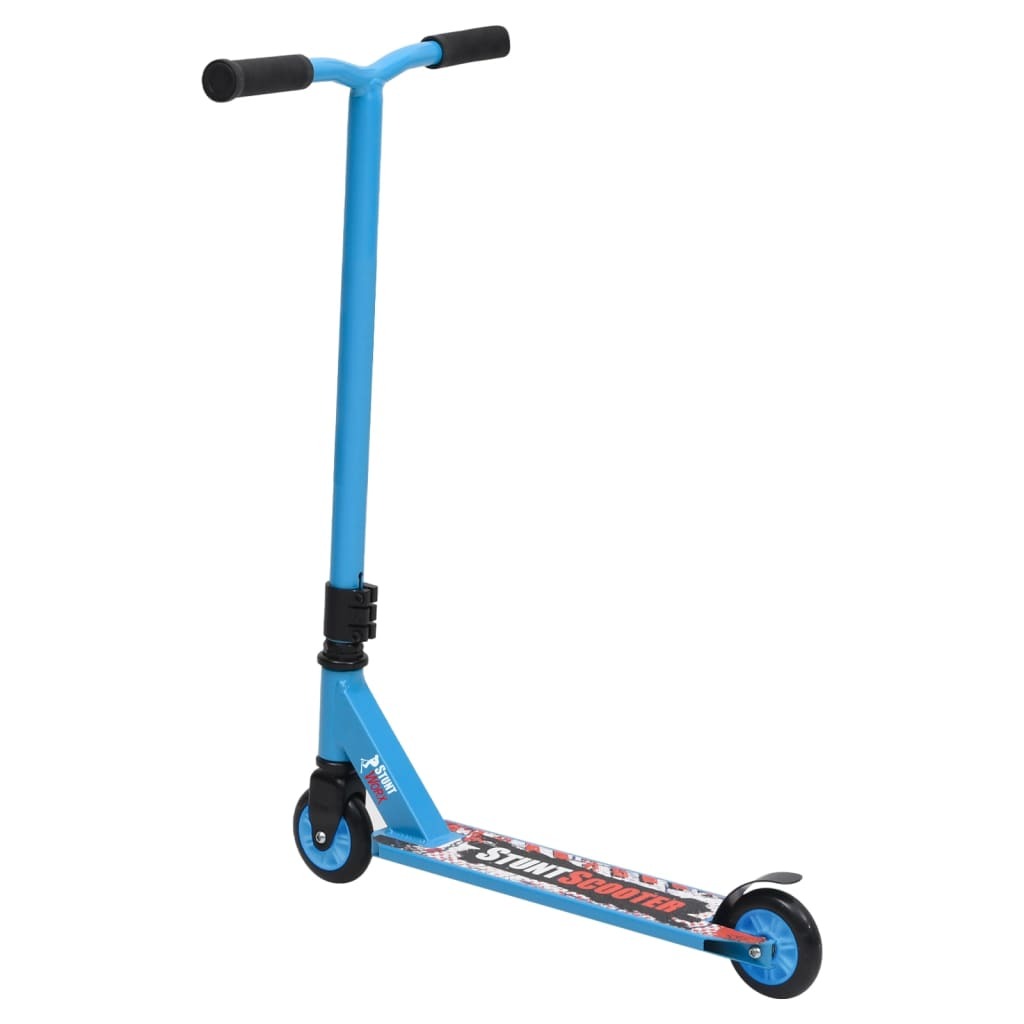 vidaXL Stunt Scooter with Aluminium Handlebar Blue