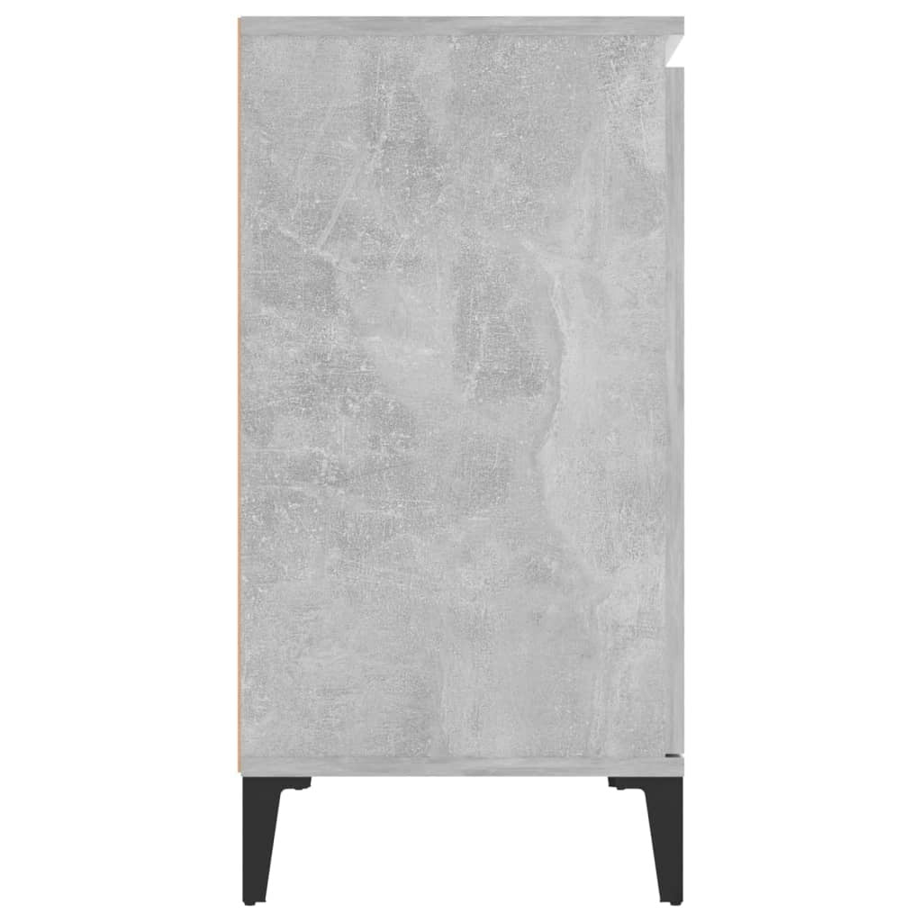 vidaXL Sideboard Concrete Grey 104x35x70 cm Engineered Wood