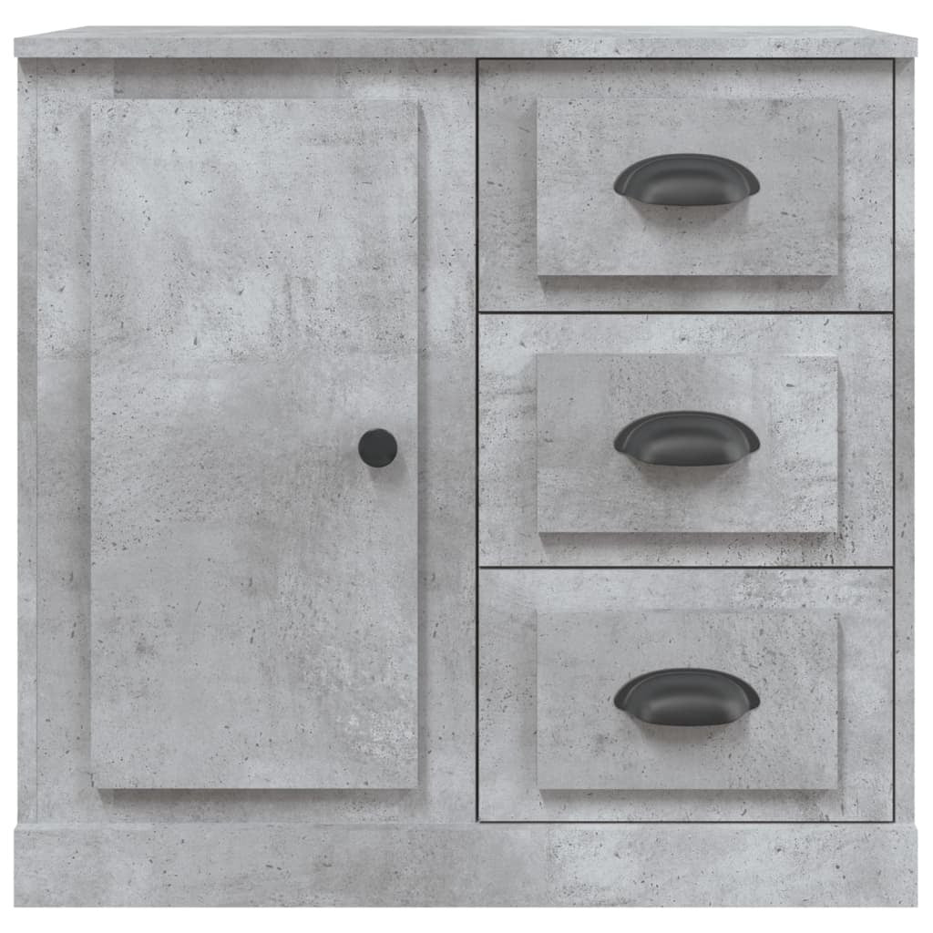 vidaXL Sideboard Concrete Grey 70x35.5x67.5 cm Engineered Wood