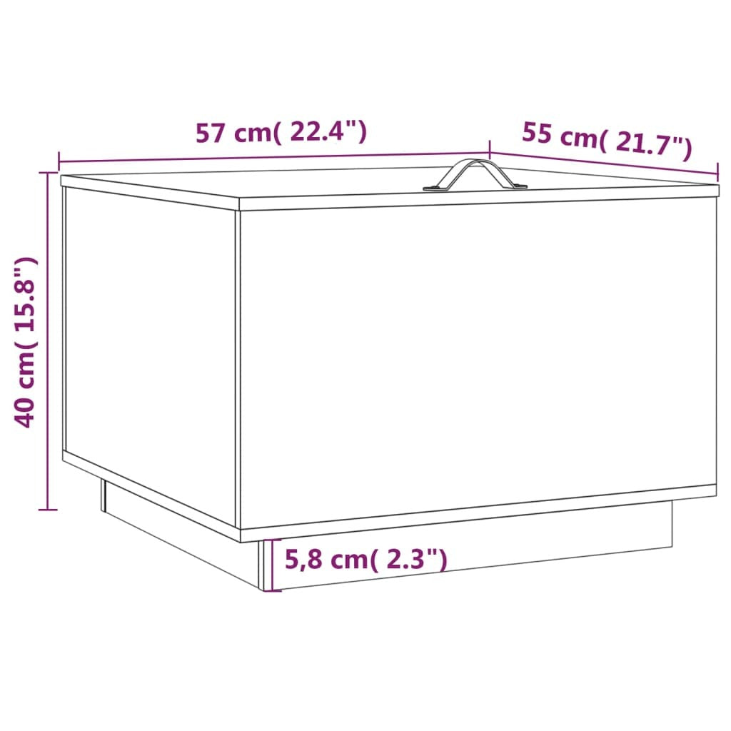 vidaXL Storage Boxes with Lids 3 pcs White Solid Wood Pine