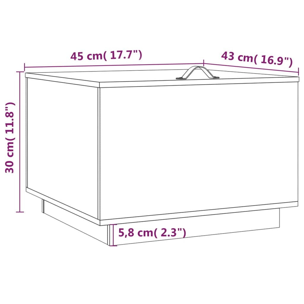 vidaXL Storage Boxes with Lids 3 pcs White Solid Wood Pine