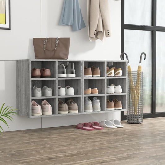 vidaXL Shoe Cabinets 2 pcs Grey Sonoma 52.5x30x50 cm