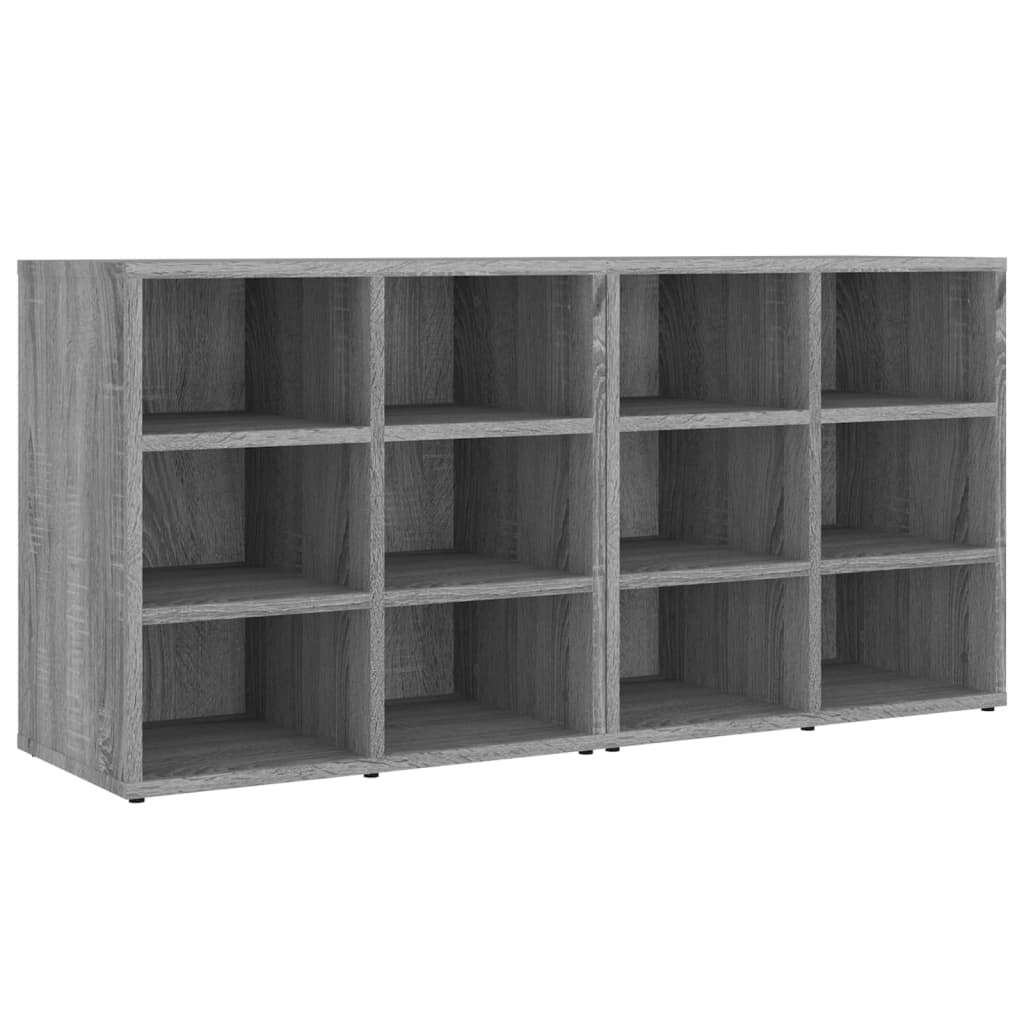 vidaXL Shoe Cabinets 2 pcs Grey Sonoma 52.5x30x50 cm