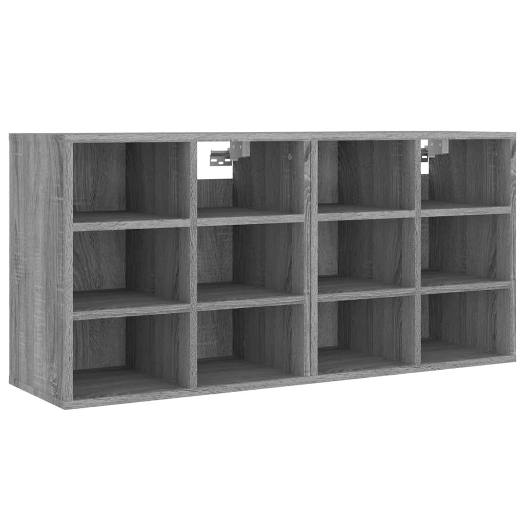 vidaXL Shoe Cabinets 2 pcs Grey Sonoma 52.5x30x50 cm