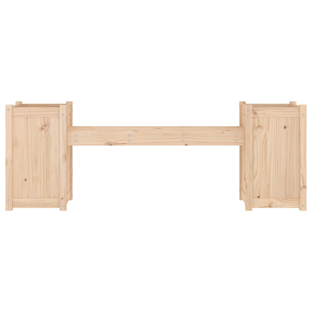 vidaXL Planter Bench 180x36x63 cm Solid Wood Pine