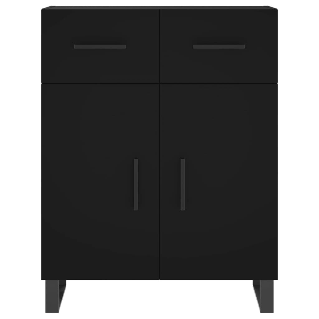 vidaXL Sideboard Black 69.5x34x90 cm Engineered Wood