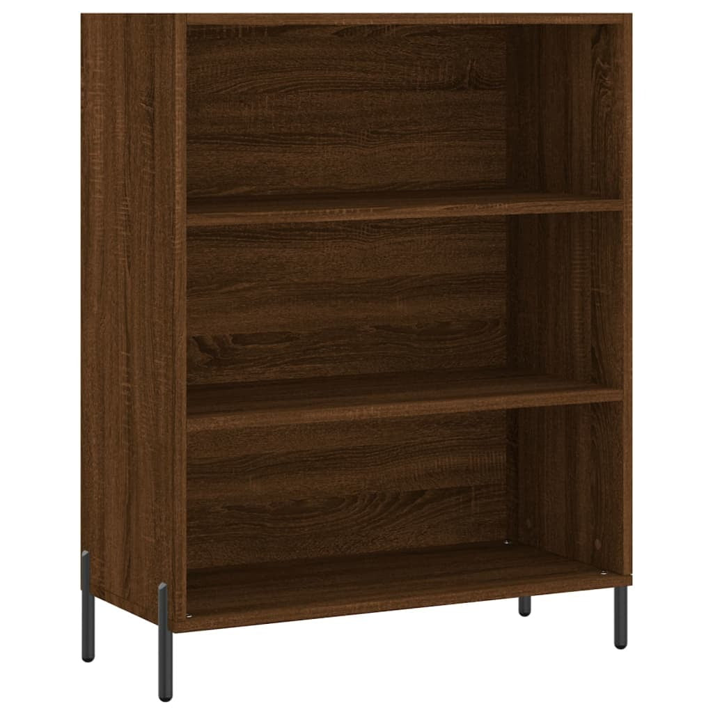 vidaxL Shelf Cabinet Brown Oak 69.5x32.5x90 cm Engineered Wood