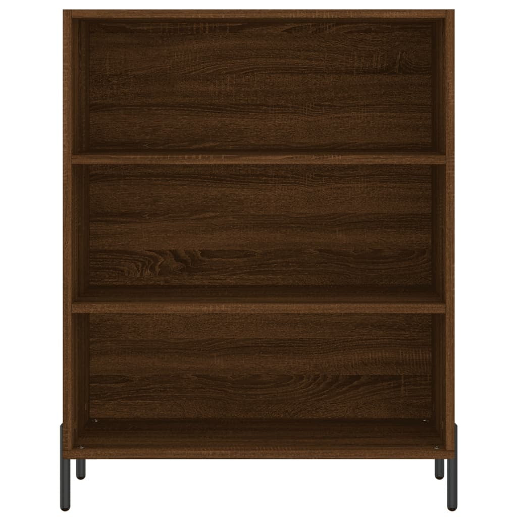 vidaxL Shelf Cabinet Brown Oak 69.5x32.5x90 cm Engineered Wood