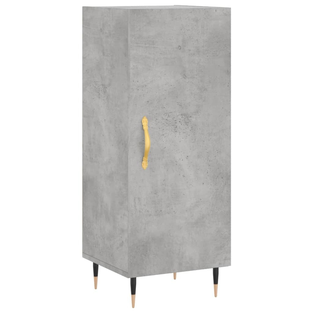 vidaXL Sideboard Concrete Grey 34.5x34x90 cm Engineered Wood