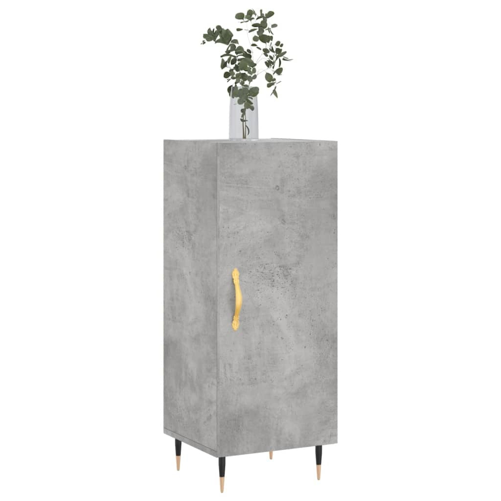 vidaXL Sideboard Concrete Grey 34.5x34x90 cm Engineered Wood